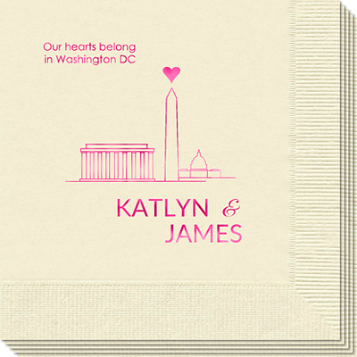 We Love Washington DC Napkins